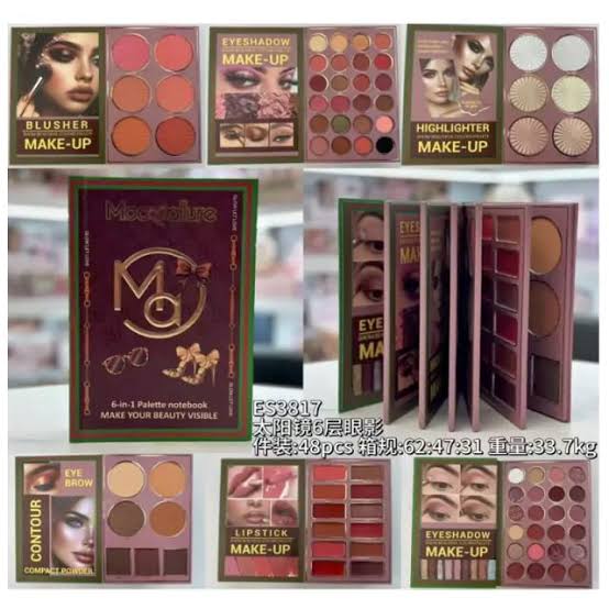 Mocallure show love 6 in 1 makeup pallete