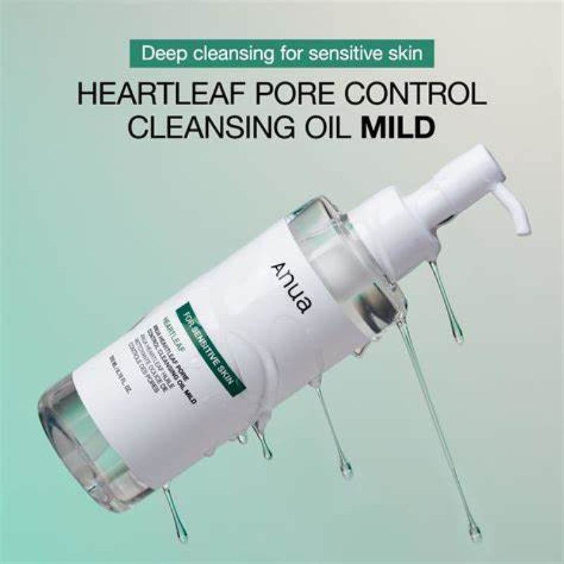 ANUA HEARTLEAF PORE CONTROL CLEANSING OIL MILD (FOR SENSITIVE SKIN)