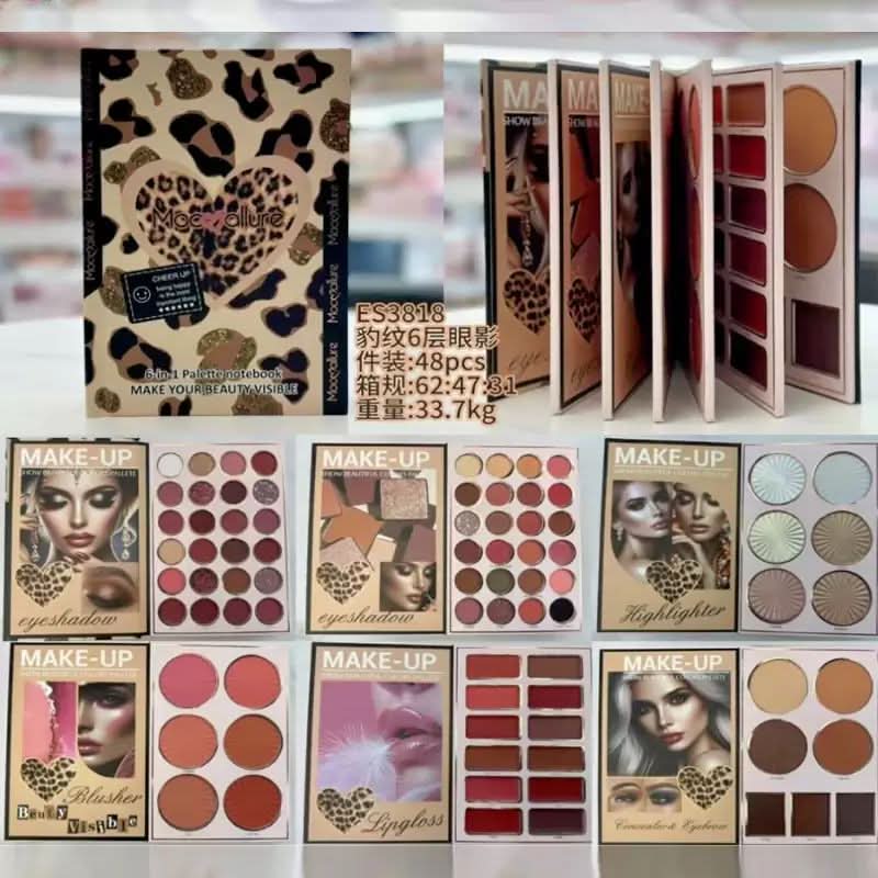 MOCALLURE 6 in 1 Palette Notebook Make Your Beauty Visible