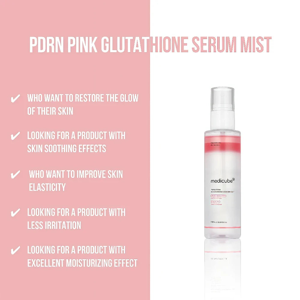 Medicube PDRN Pink Glutathione Serum Mist