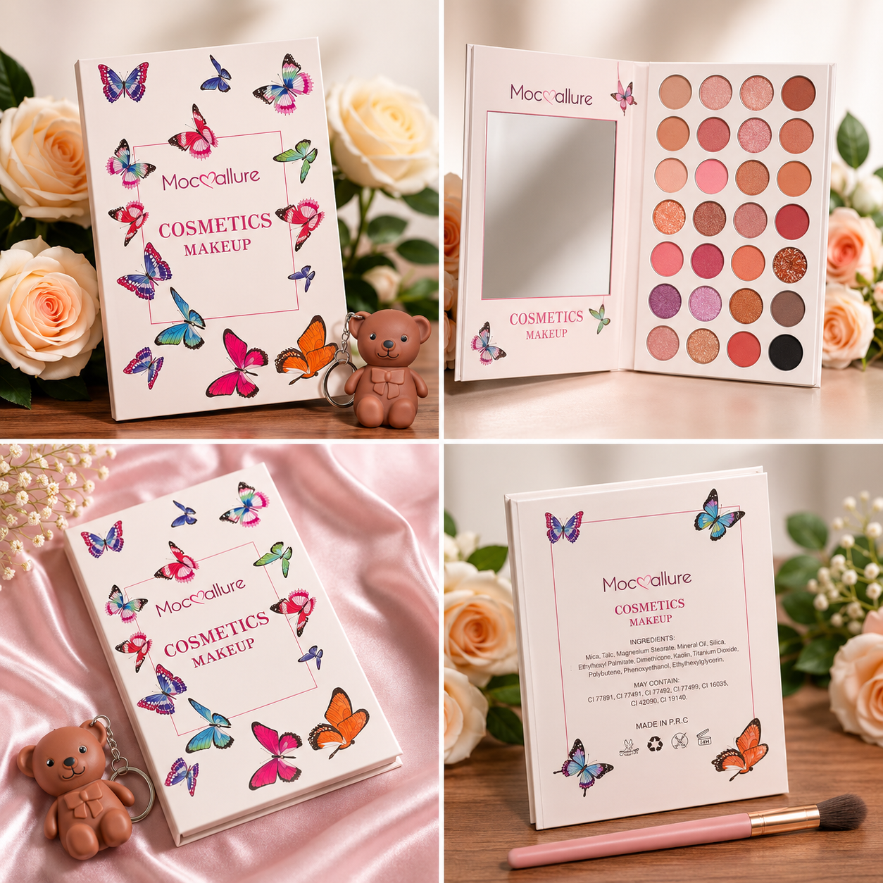 Mocallure 4 in 1 Cosmetics Makeup Palette Book