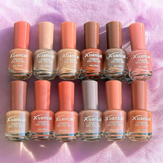 Matte & Nude Nail Polish 12 pack set