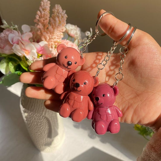 Mocallore cute teddy pack of 4 lipgloss diffrent color