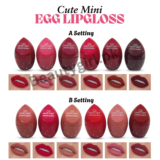 Crazy girl Cute mini Lipgloss full Set of 6
