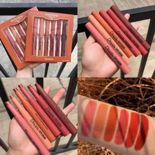 Dream 6pcs Matte Lipstick Set