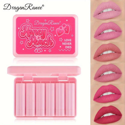 Dragon Ranee 6pcs Matte Lipstick Set